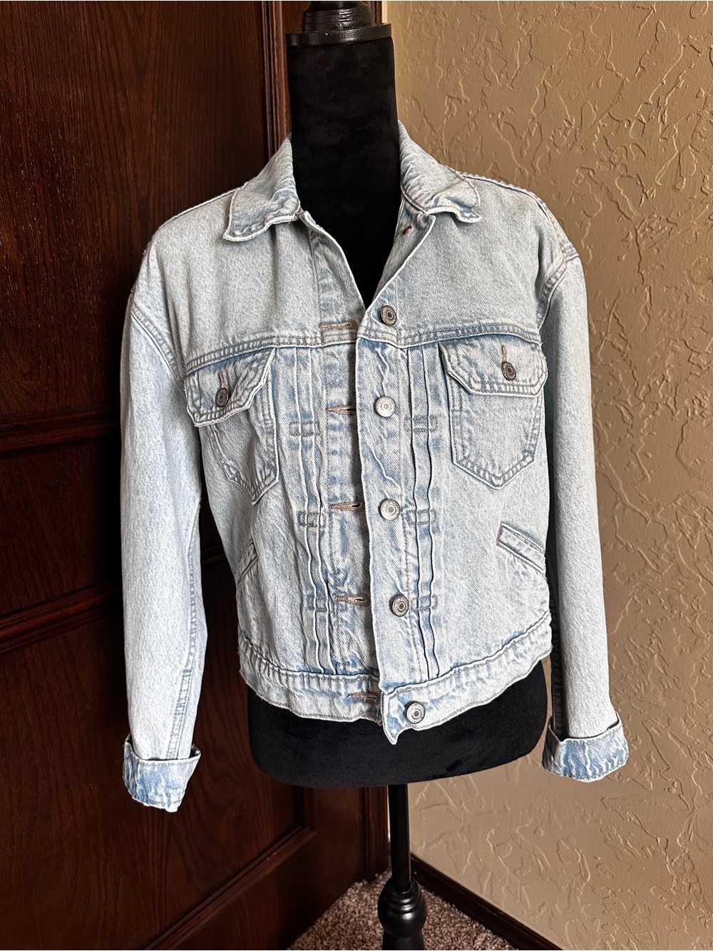 Old Navy Light Blue Denim Jacket Casual Jean Jacket